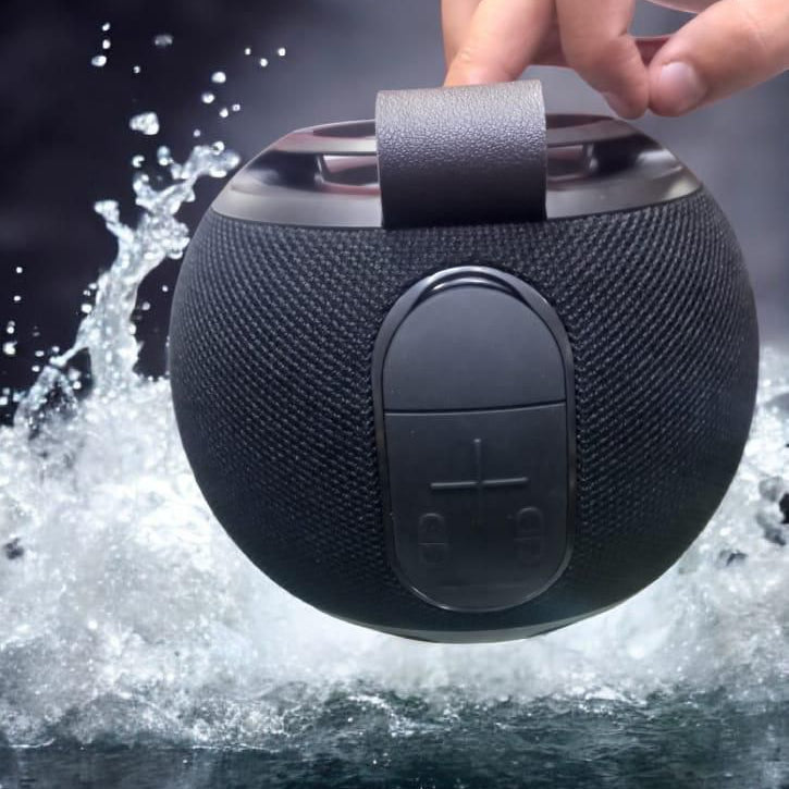 K Board Bluetooth Rechargeable Waterproof Speaker With LED Light Floating Design Powerful Bass And Clear Audio.