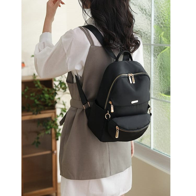 Fashion Women’s Travel Backpack | Stylish Large Capacity | Detachable Small Bag Included | Black.
