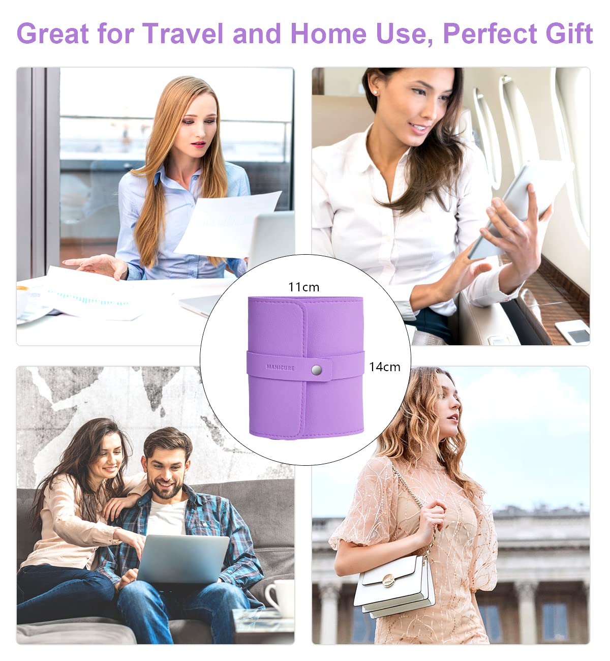 16-in-1 Stainless Steel Nail Care Kit – Manicure & Pedicure Tool Set with earwax kit (Random Color).