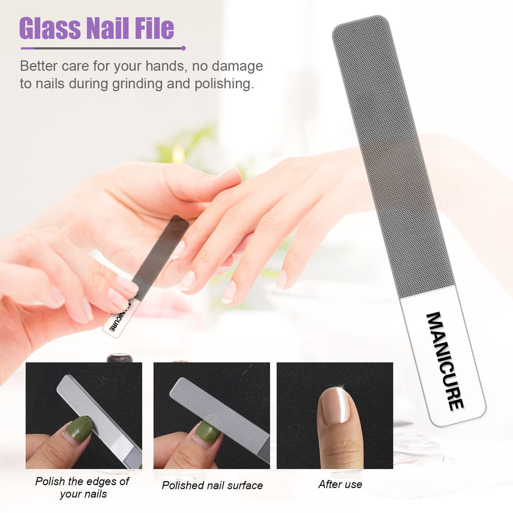 16-in-1 Stainless Steel Nail Care Kit – Manicure & Pedicure Tool Set with earwax kit (Random Color).