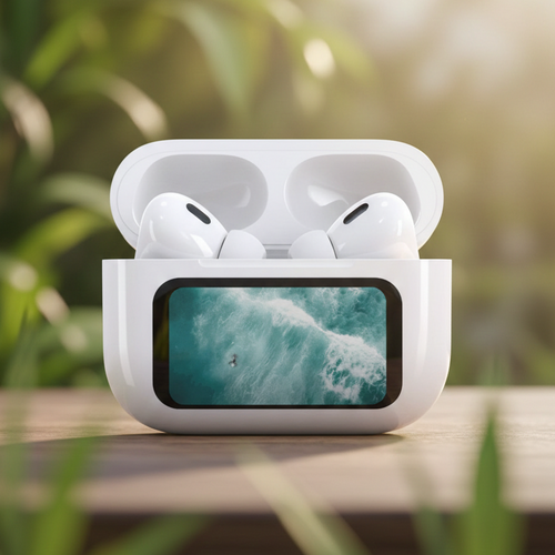 Airpods Pro A9 ANC ENC Double Dark Noise Reduction Bluetooth Wireless Earbuds With Battery Display Touch Control For Android And IOS.